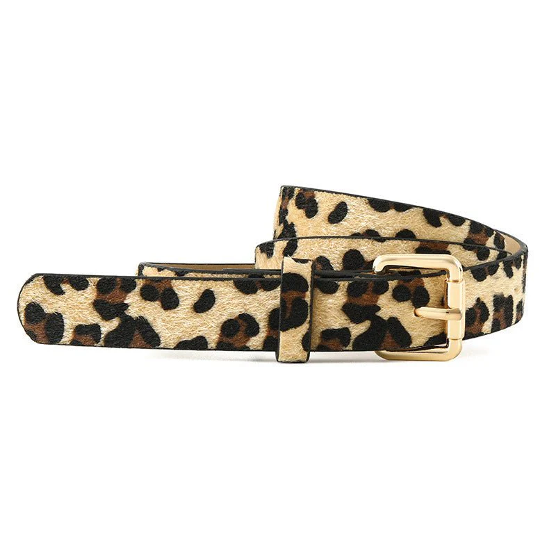 Snake pattern belt women's belt jeans versatile ladies decorative black pants belt student simple trendy casual - Image 7