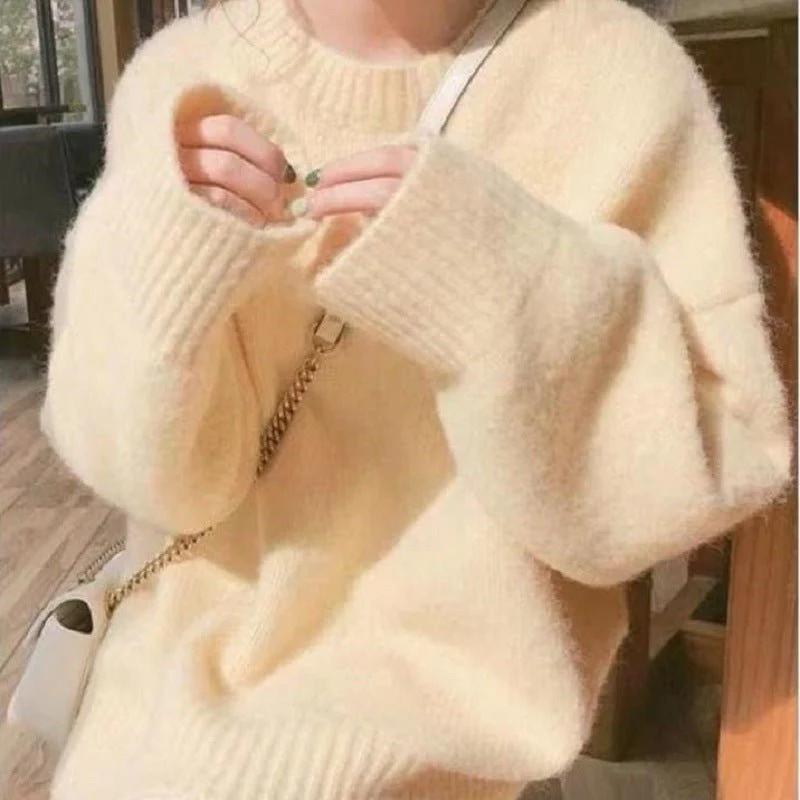 Soft Lazy | Japanese Style Hooded Knitted Sweater Solid Color - Image 10
