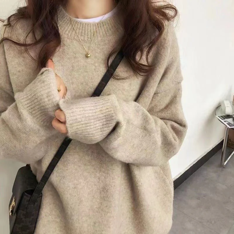 Soft Lazy | Japanese Style Hooded Knitted Sweater Solid Color FD - Image 13