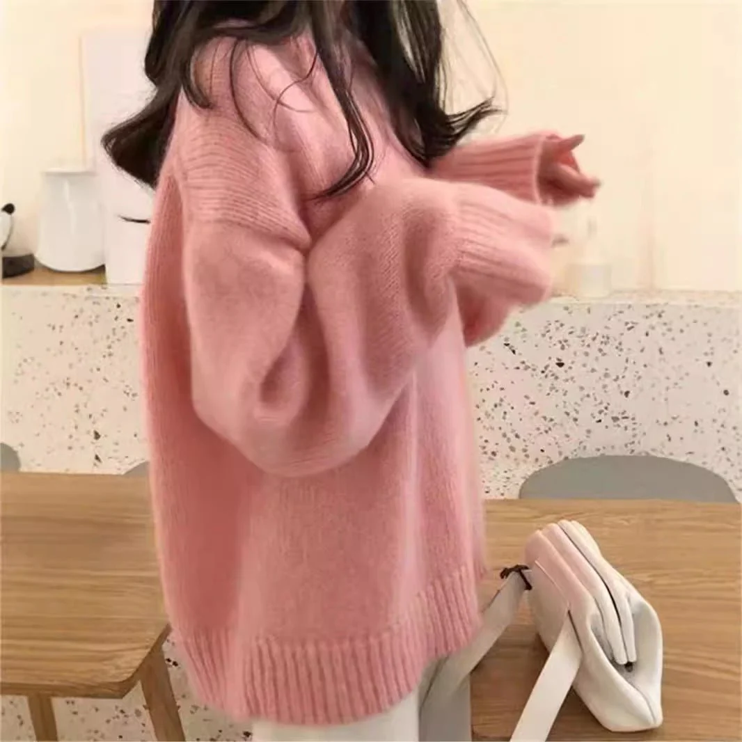 Soft Lazy | Japanese Style Hooded Knitted Sweater Solid Color FD - Image 15