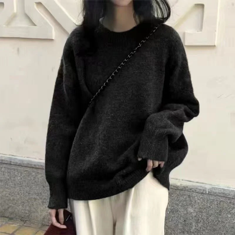 Soft Lazy | Japanese Style Hooded Knitted Sweater Solid Color FD - Image 4