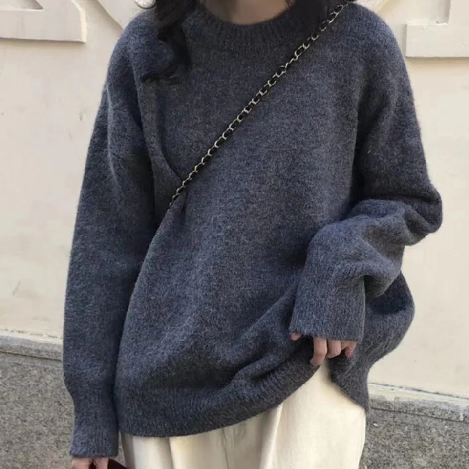 Soft Lazy | Japanese Style Hooded Knitted Sweater Solid Color FD - Image 6