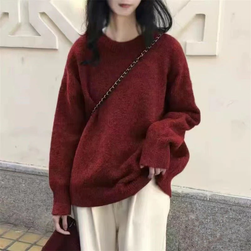 Soft Lazy | Japanese Style Hooded Knitted Sweater Solid Color FD - Image 7