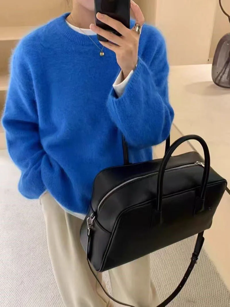 Soft waxy milk fufu imitation mink fleece pullover sweater FD - Image 10