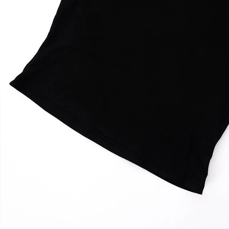 Solid color round neck short sleeve basic T-shirt top - Image 15