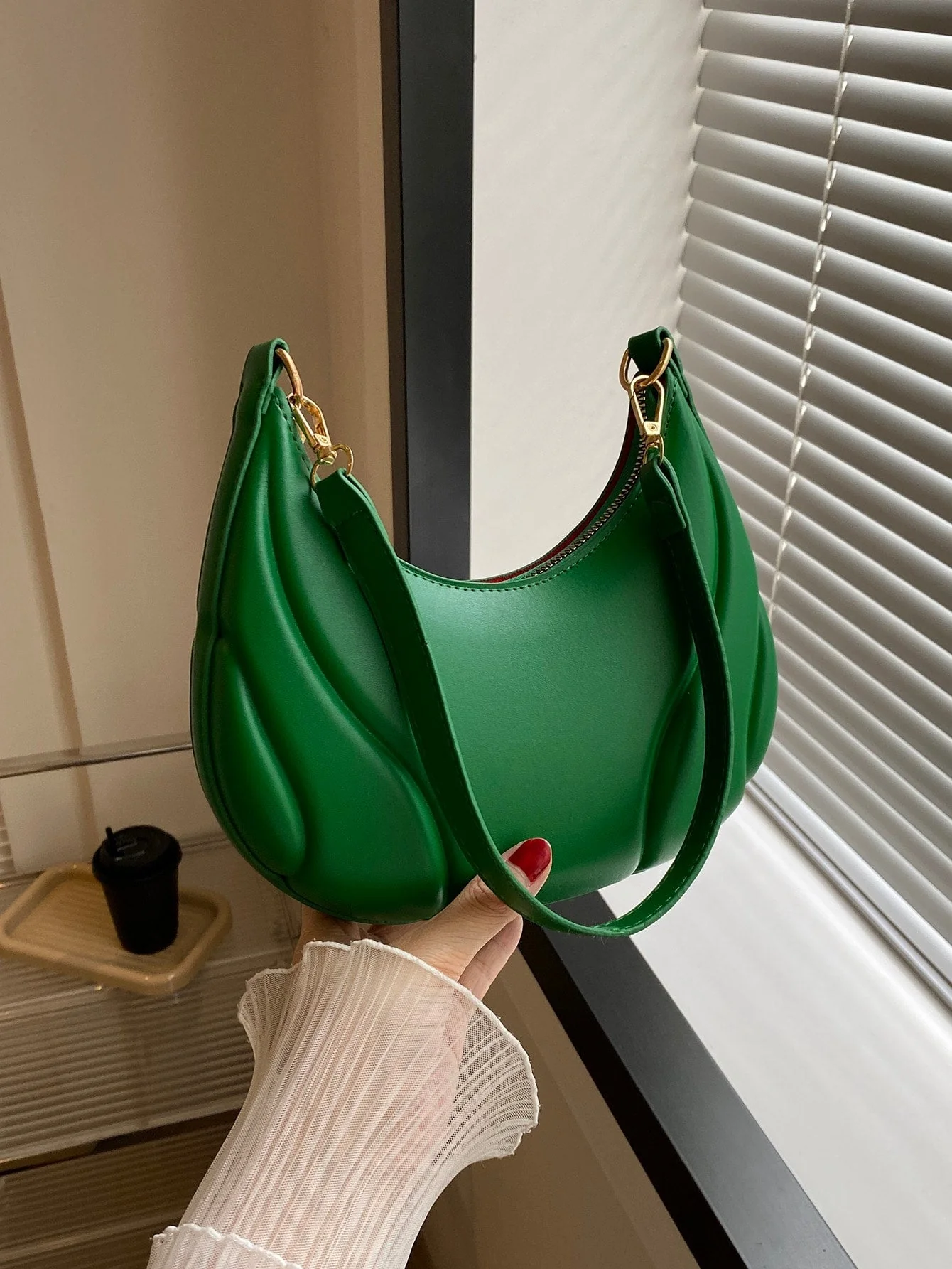 Solid Color Versatile Shoulder Bag For Women - Image 10