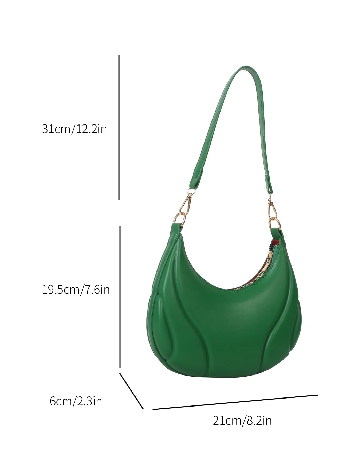 Solid Color Versatile Shoulder Bag For Women - Image 16