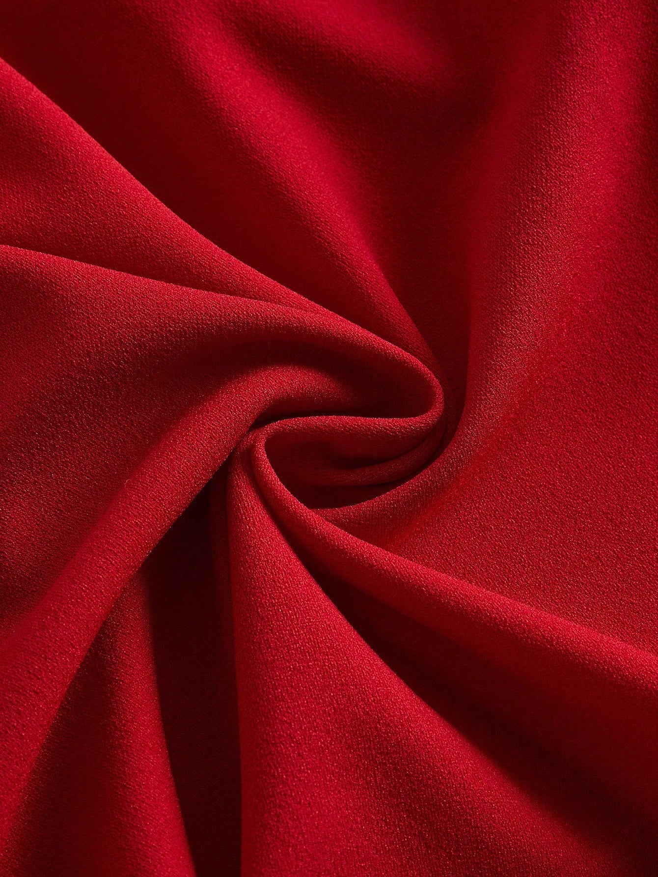 Solid Ruched Halter Neck Backless Dress - Image 4
