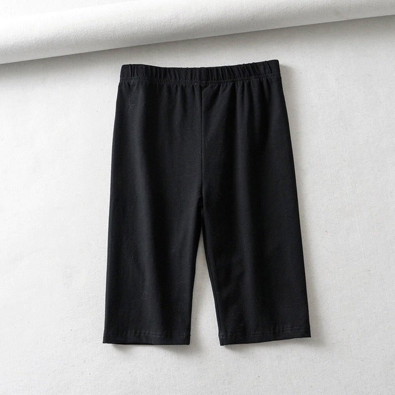 Sports fitness tight five-point solid color shorts running pants - Image 15