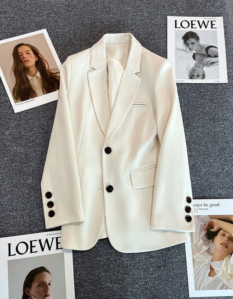 Straight Edge | Single-Breasted Slim Blazer - Image 27