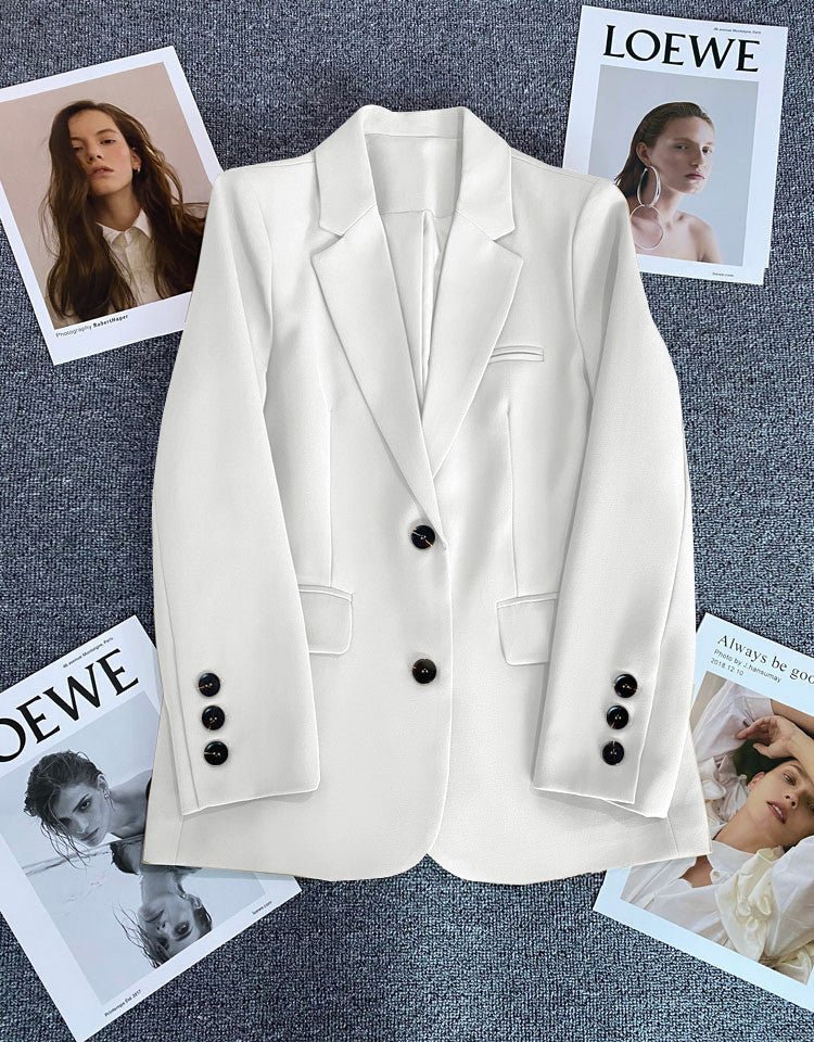 Straight Edge | Single-Breasted Slim Blazer - Image 32