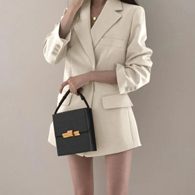 Suit jacket Korean version retro Office Jacket outer wear trendy Jacket - Image 7