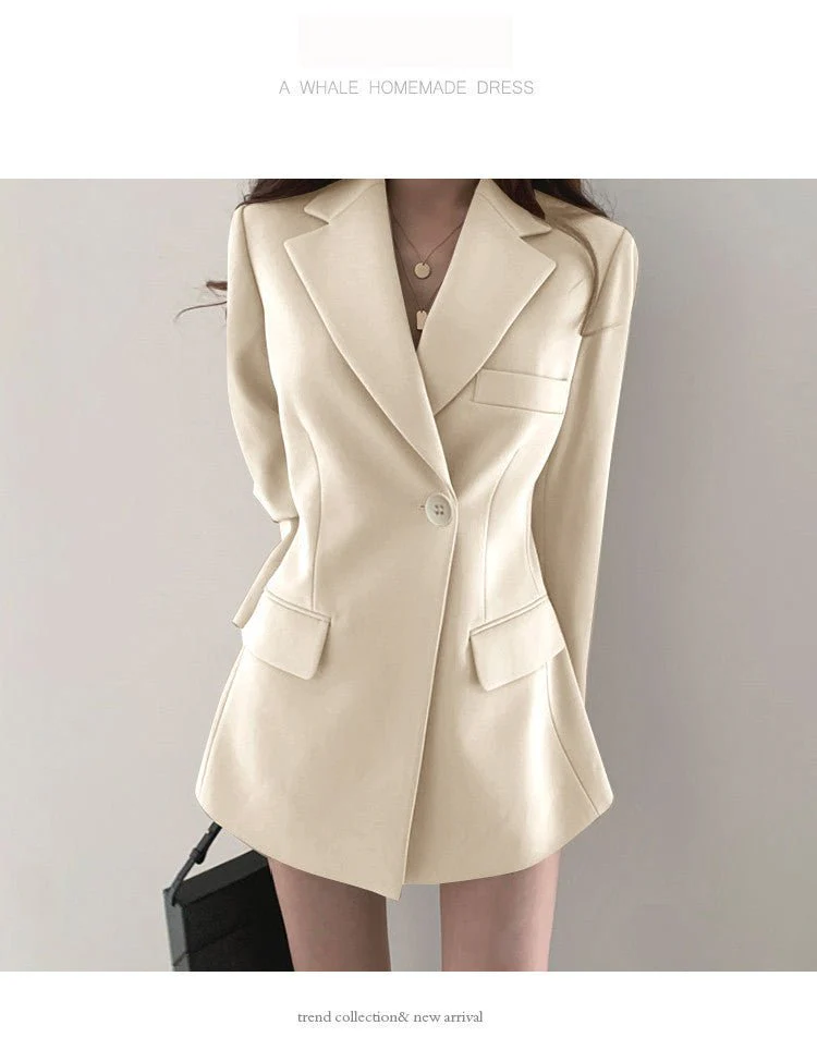 Suit jacket Korean version retro Office Jacket outer wear trendy Jacket FD - Image 24