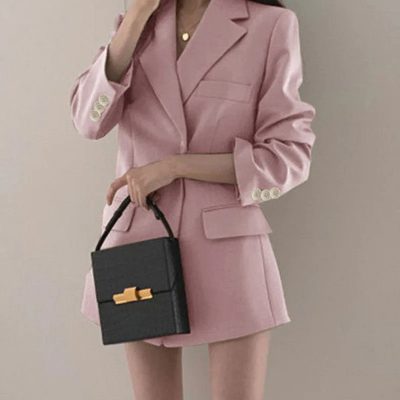 Suit jacket Korean version retro Office Jacket outer wear trendy Jacket FD - Image 8