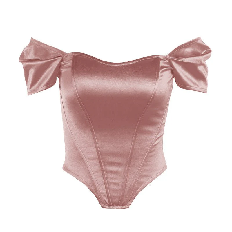 Summer fishbone waist tube top vest FD - Image 5