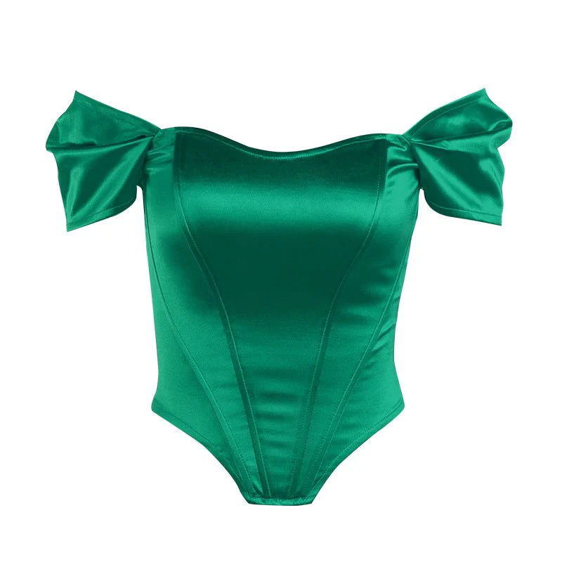 Summer fishbone waist tube top vest FD - Image 6