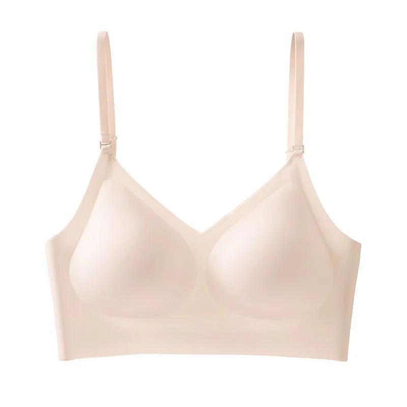 Summer French seamless large backless underwear women's thin U-shaped beautiful back halter neck invisible multi-wearing comfortable bra FD - Image 10