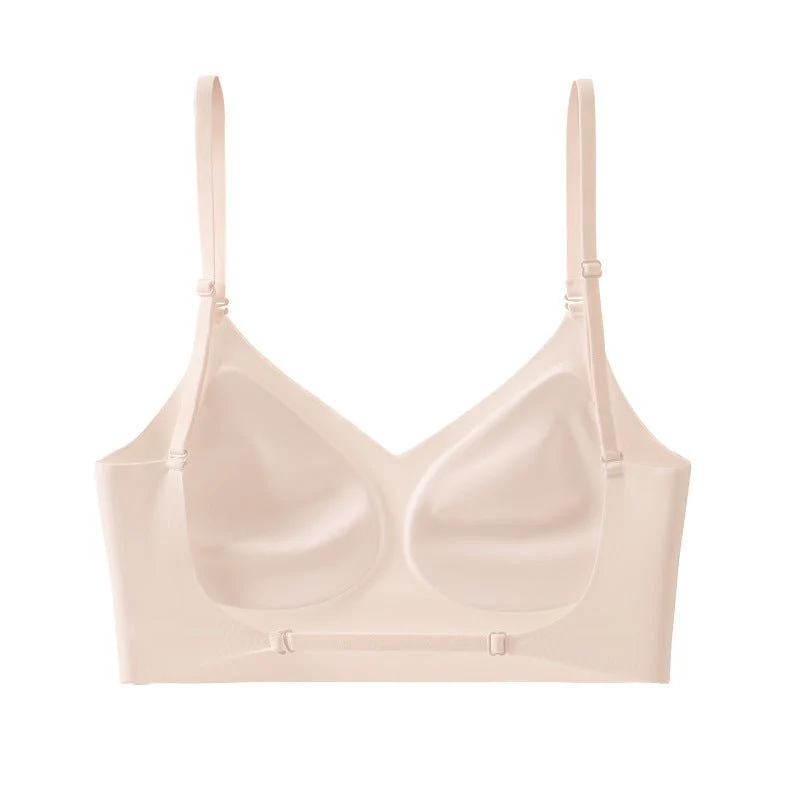 Summer French seamless large backless underwear women's thin U-shaped beautiful back halter neck invisible multi-wearing comfortable bra FD - Image 9