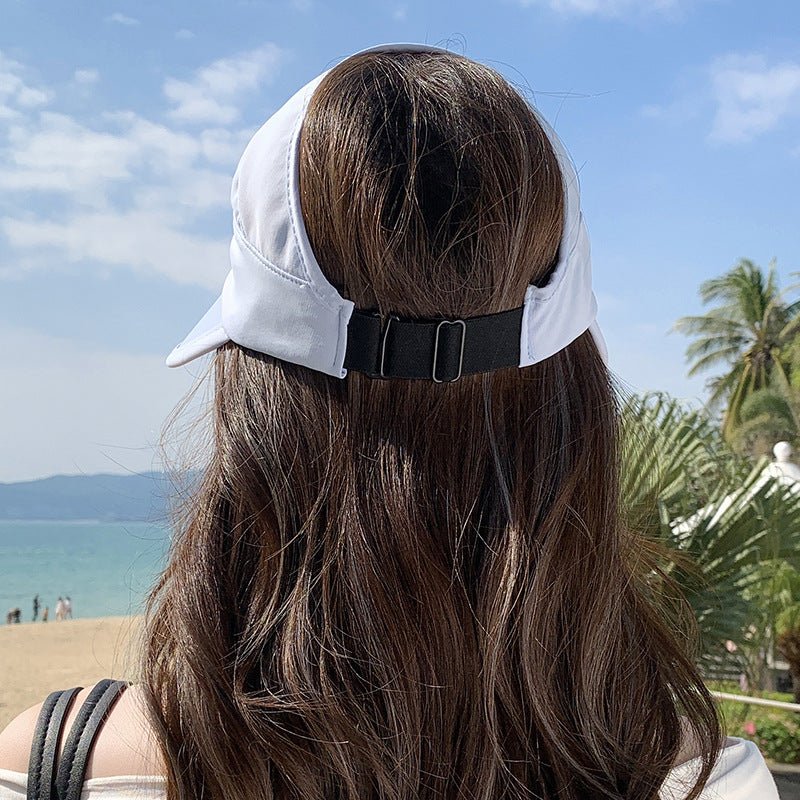 Summer new outdoor hollow hat women's fashion leisure large brim sun hat large brim face cover sun protection sun hat (FD) - Image 18