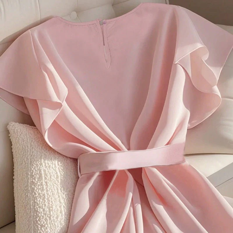 summer temperament short-sleeved thin shirt strap jumper - Image 2