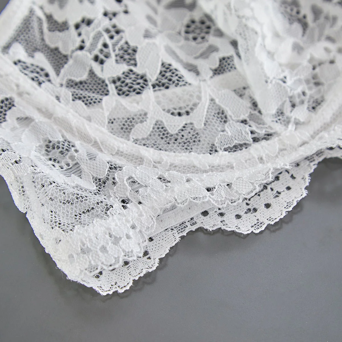 Suspender Tease | Lace Perspective Alluring Lingerie Bra Set - Image 61