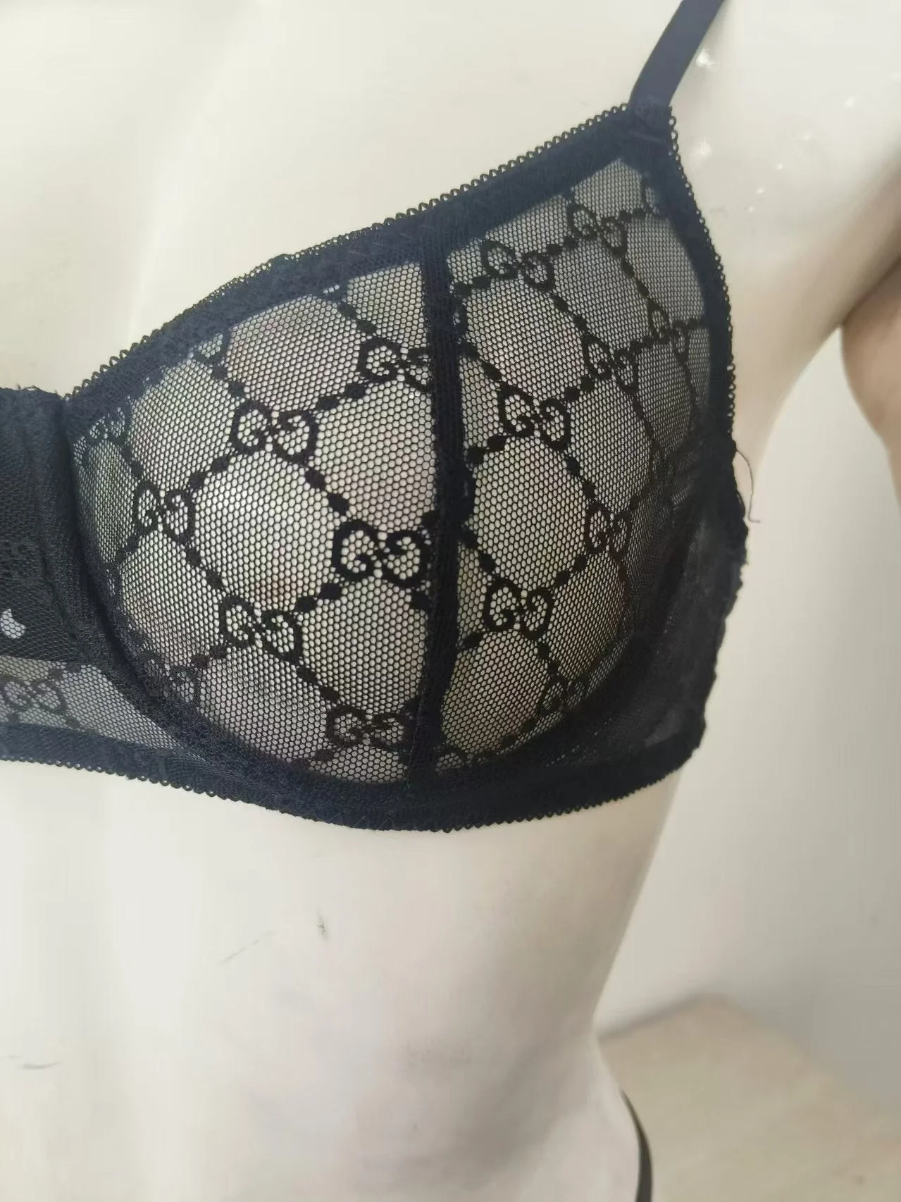 Sxy mesh diamond pattern lingerie set FD - Image 10