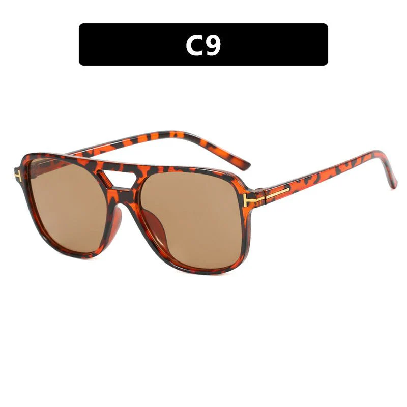 T-shaped double beam double beam ocean lens sunglasses FD - Image 9