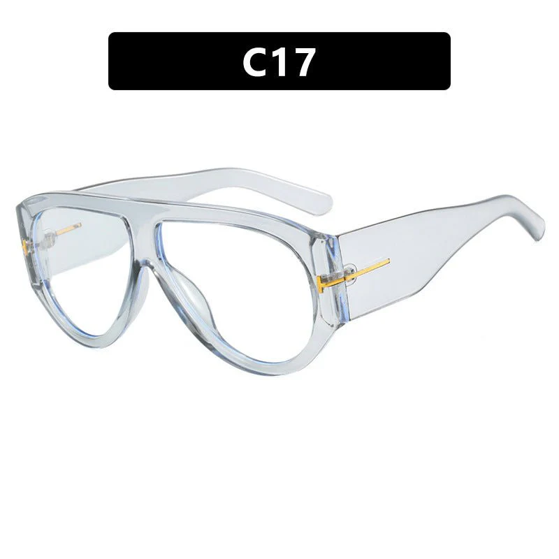 T-shaped large frame sunglasses pilot 2025 new toad fashion sunglasses FD - Image 17