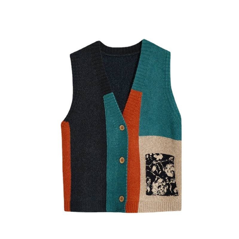 The 3D Retro Glow | Solid Color V-Neck 3D Textured Knit Cardigan - Image 11