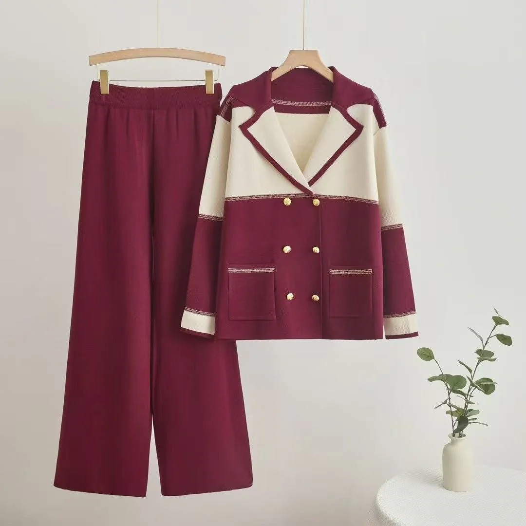 The Autumn Cozy | Women's Viscose Long-Sleeve Top & Pants Set