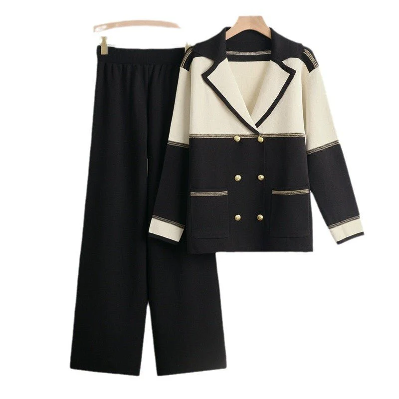 The Autumn Cozy | Women's Viscose Long-Sleeve Top & Pants Set - Image 5