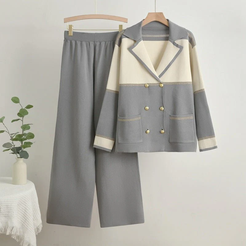 The Autumn Cozy | Women's Viscose Long-Sleeve Top & Pants Set - Image 6