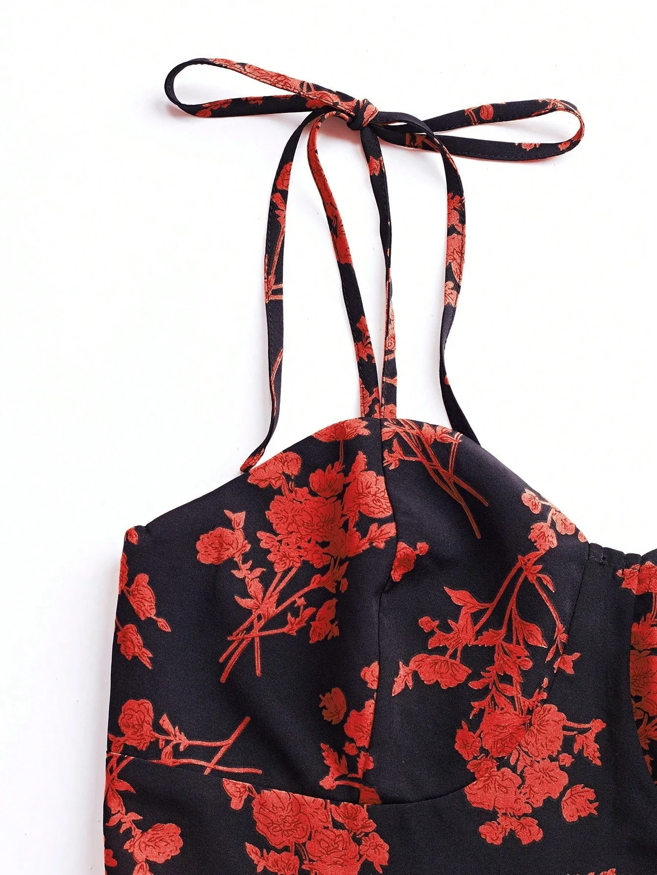 The Bohemian Bloom | Floral Print Vacation Maxi Slip Dress - Image 5