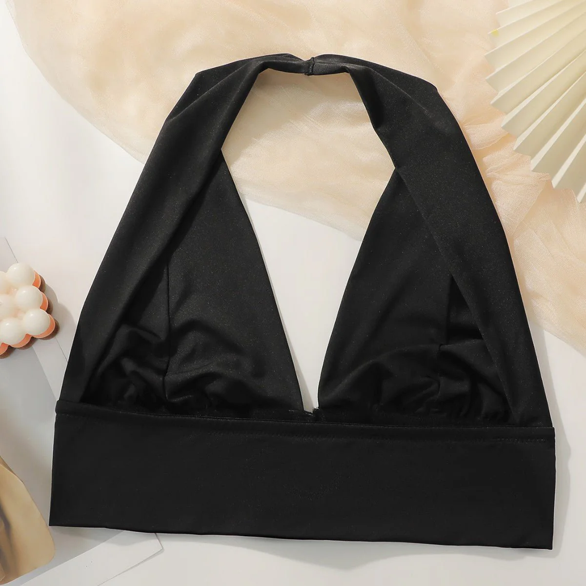The Bold Reveal | Plus Size Halter Front-Closure Backless Bra - Image 4