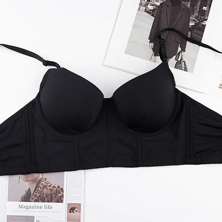 The Bordeaux Lift | Women's Lace Underwire Push-Up Bra - Image 4