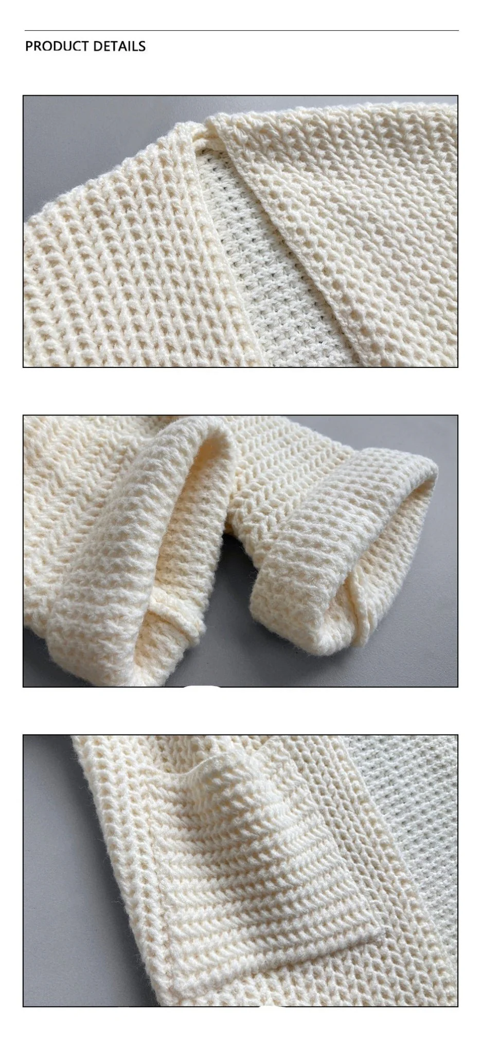 The Casual Ease | Women's Korean Style Loose Cardigan with Pockets - Image 9
