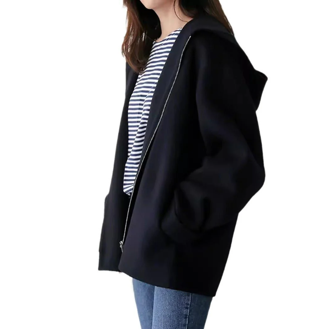 The Casual Horizon | Women's Japanese-Style Hooded Wool Jacket - Image 5
