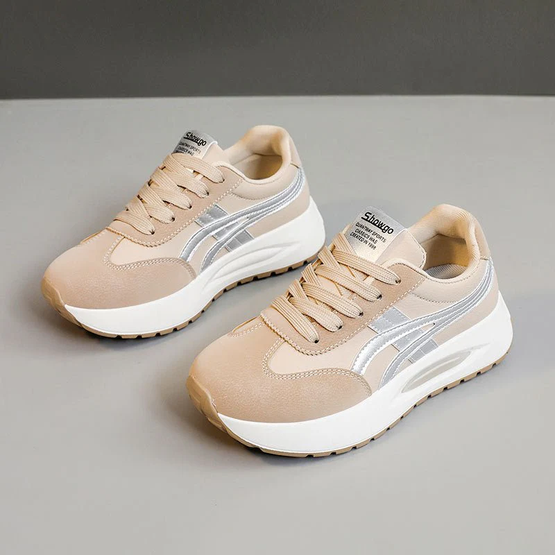 The Casual Stride | Women's Breathable Platform Sneakers FD