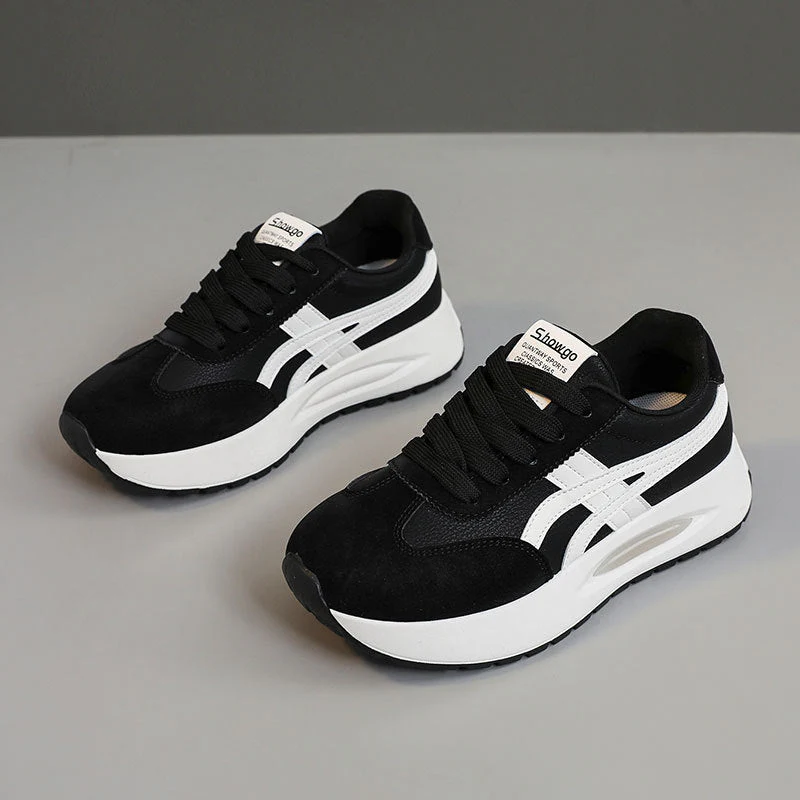 The Casual Stride | Women's Breathable Platform Sneakers FD - Image 2