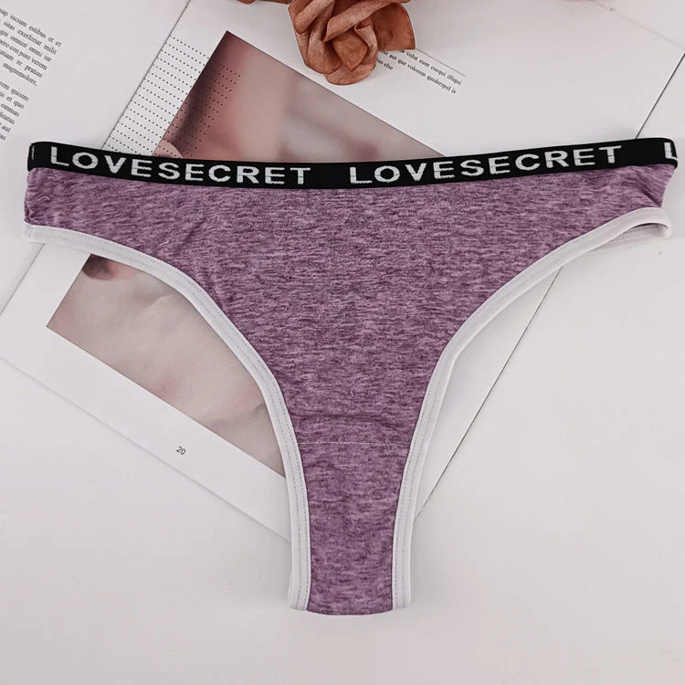 The Cotton Tease | Women's Low-Rise Cotton Thong Panties - Image 2