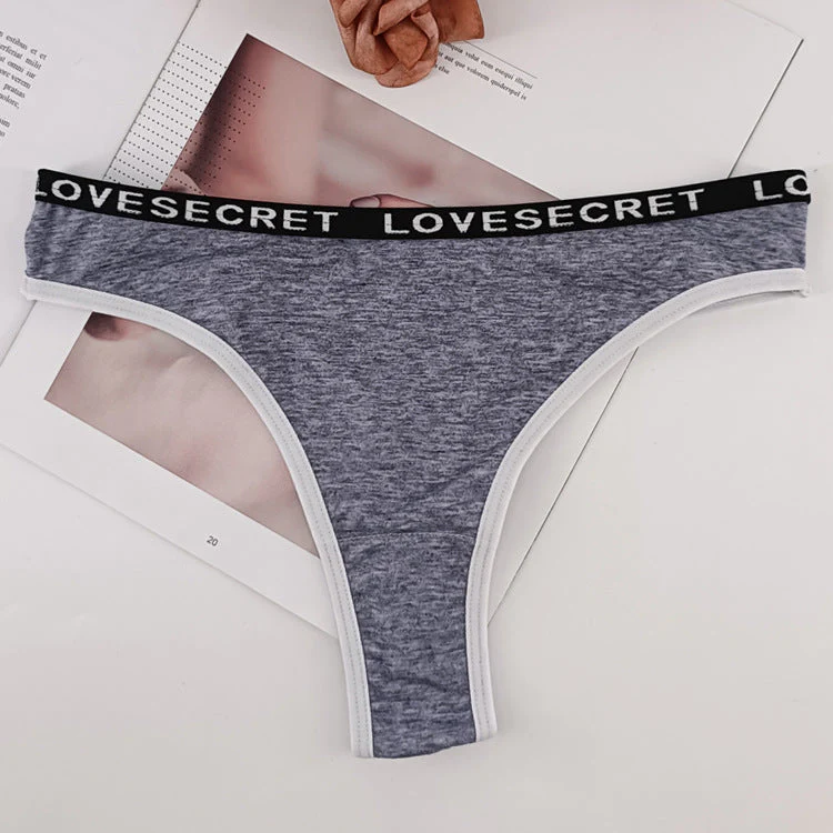 The Cotton Tease | Women's Low-Rise Cotton Thong Panties - Image 3
