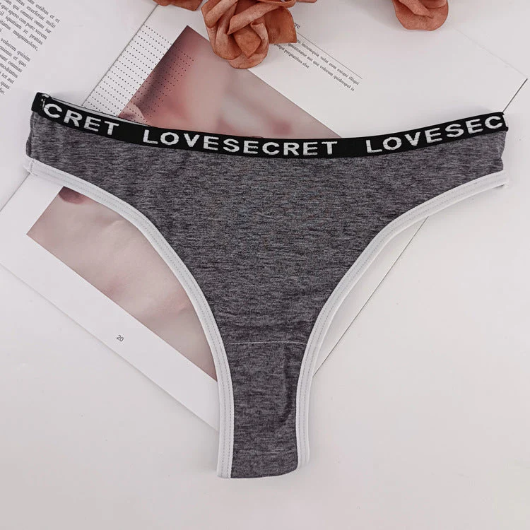 The Cotton Tease | Women's Low-Rise Cotton Thong Panties - Image 4