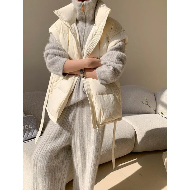 The Cozy Harmony | Women's Wool Blend Two-Piece Lounge Set - Image 4