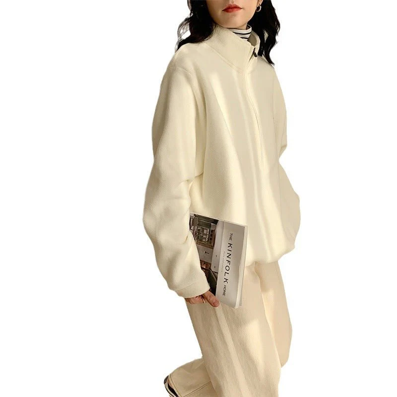 The Cozy Haven | Women's Stand-Up Collar Pullover Sweater - Image 5