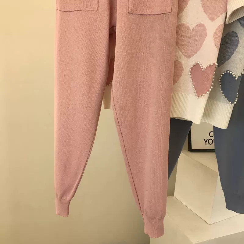 The Cozy Leisure | Women's Long-Sleeve Knitted Sweater & Pants Two-Piece Set - Image 112
