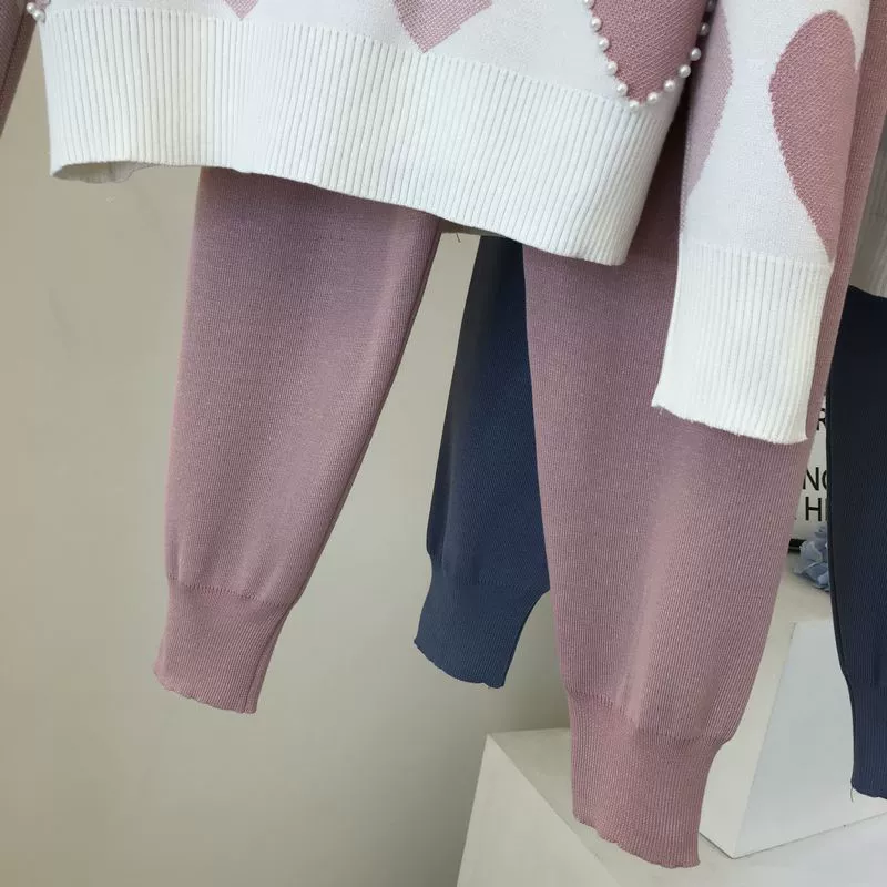 The Cozy Leisure | Women's Long-Sleeve Knitted Sweater & Pants Two-Piece Set - Image 39