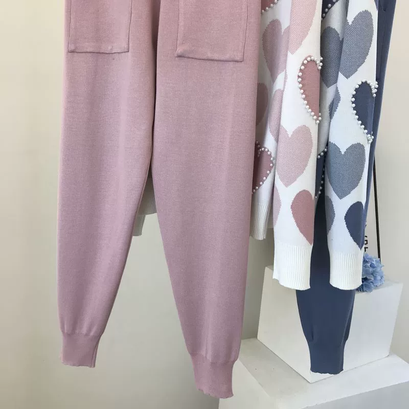 The Cozy Leisure | Women's Long-Sleeve Knitted Sweater & Pants Two-Piece Set - Image 47