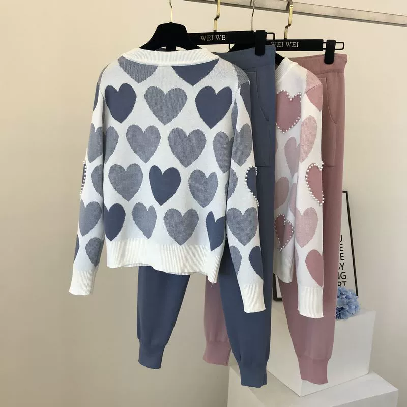 The Cozy Leisure | Women's Long-Sleeve Knitted Sweater & Pants Two-Piece Set - Image 61
