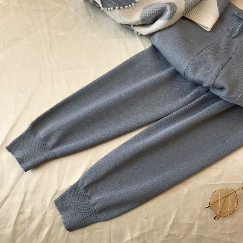 The Cozy Leisure | Women's Long-Sleeve Knitted Sweater & Pants Two-Piece Set - Image 66