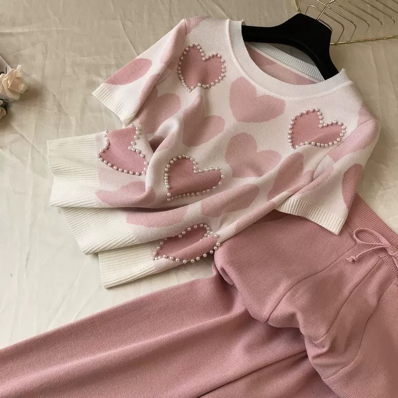 The Cozy Leisure | Women's Long-Sleeve Knitted Sweater & Pants Two-Piece Set - Image 77